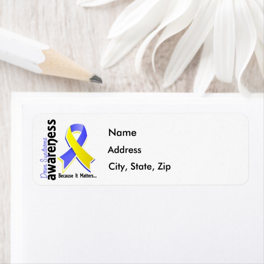 Down Syndrome Awareness 5 Etiket (Insitu)