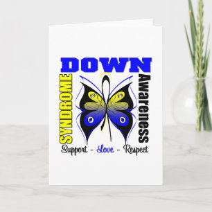 Down Syndrome Awareness Butterfly Kaart
