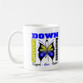 Down Syndrome Awareness Butterfly Koffiemok (Links)