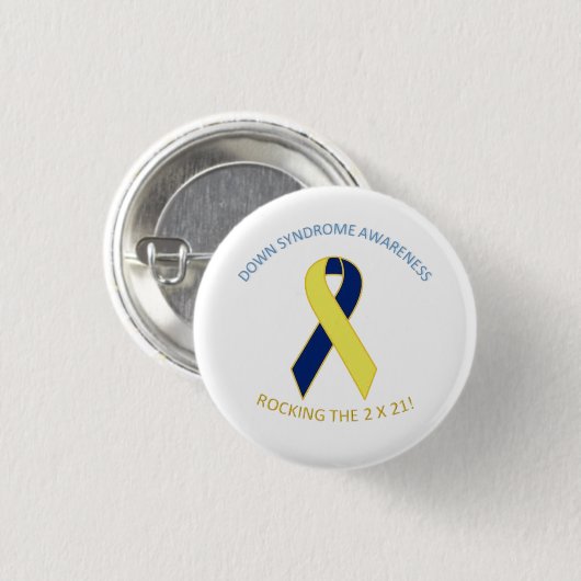 Down Syndrome Awareness Button (Voorkant /achterkant)