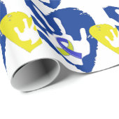 Down Syndrome Awareness Cadeaupapier (Rol Hoek)