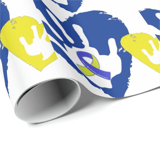 Down Syndrome Awareness Cadeaupapier (Rol Hoek)