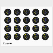 Down Syndrome Awareness Day Geweldige maart 21 TRI Ronde Sticker (Vel)
