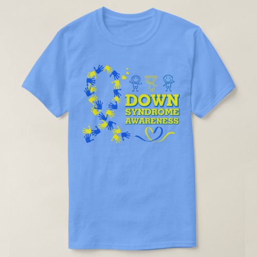 Down Syndrome Awareness Day T-shirt (Design voorkant)