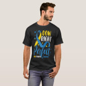 Down Syndrome Awareness  Down Right Perfect  1 T-shirt (Voorkant volledig)
