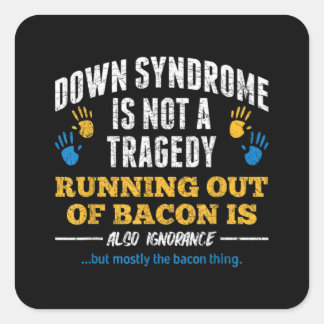 Down Syndrome Awareness Down Syndrome Vierkante Sticker