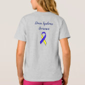 DOWN SYNDROME AWARENESS Draag dit voor mijn broer T-shirt (Achterkant)