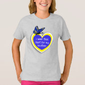 DOWN SYNDROME AWARENESS Draag dit voor mijn broer T-shirt (Voorkant)