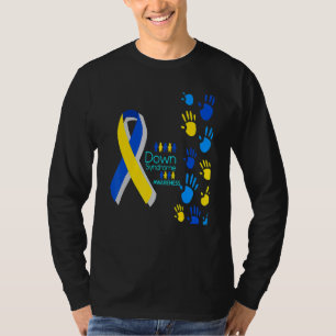Down Syndrome Awareness Hand Voor Mannen Vrouwen K T-shirt