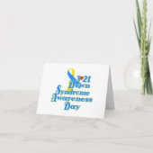 Down Syndrome Awareness Kaart (Voorkant)