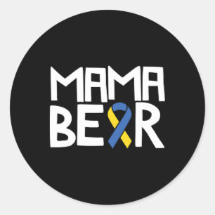Down Syndrome Awareness Ma T21 Day Women Ronde Sticker