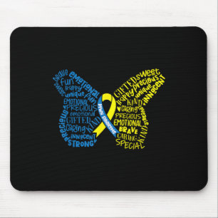 Down Syndrome Awareness Month Butterfly Word Cloud Muismat