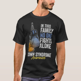 Down Syndrome Awareness Month Glove Yellow and Bl T-shirt