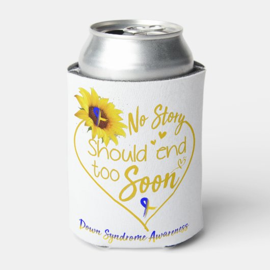 Down Syndrome Awareness Month Ribbon Gifts Blikjeskoeler (Blikje Voorkant)