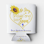 Down Syndrome Awareness Month Ribbon Gifts Blikjeskoeler (Achterkant)