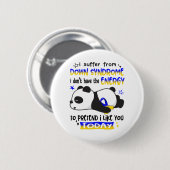 Down Syndrome Awareness Month Ribbon Gifts Ronde Button 5,7 Cm (Voorkant /achterkant)