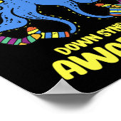 Down Syndrome Awareness Octopus Rock Your Socket M Poster (Hoek)