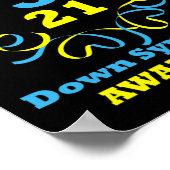 Down Syndrome Awareness Proud Auntie Poster (Hoek)