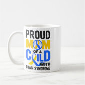 Down Syndrome Awareness Proud Mam Koffiemok (Links)