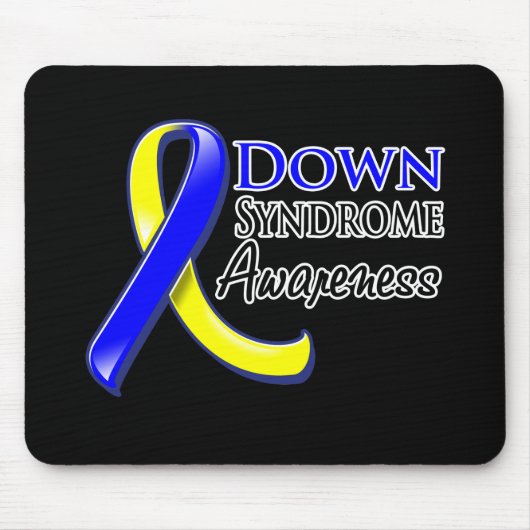 Down Syndrome Awareness Ribbon Muismat (Voorkant)