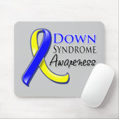 Down Syndrome Awareness Ribbon Muismat (Met muis)