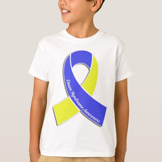 Down Syndrome Awareness Ribbon T-shirt (Voorkant)