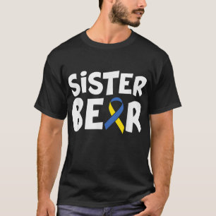 Down Syndrome Awareness Sister Beer Family Matchin T-shirt