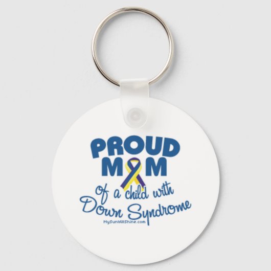 Down Syndrome Awareness sleutelhanger (Voorkant)