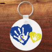 Down Syndrome Awareness Sleutelhanger (Voorkant)