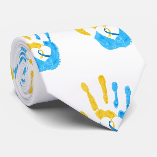 Down Syndrome Awareness Stropdas (Opgerold)