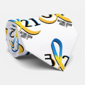 Down Syndrome Awareness Stropdas (Opgerold)