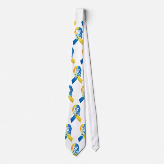 Down Syndrome Awareness Stropdas (Voorkant)