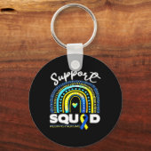Down Syndrome Awareness Support Squad Sleutelhanger (Voorkant)