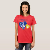 Down Syndrome Awareness T-shirt (Voorkant volledig)