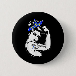 Down Syndrome Awareness Trisomy 21 - Down Syndrome Ronde Button 5,7 Cm