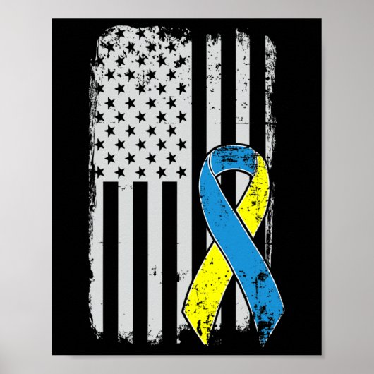 Down Syndrome Awareness - Verontruste Amerikaanse Poster (Voorkant)