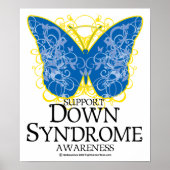 Down Syndrome Butterfly Poster (Voorkant)