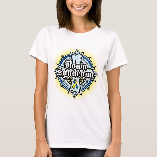 Down Syndrome Celtic Cross T-shirt (Voorkant)