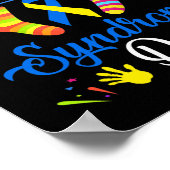 Down Syndrome Day Awareness Socks 21 maart Poster (Hoek)