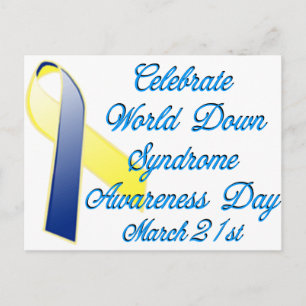 Down Syndrome Day Briefkaart