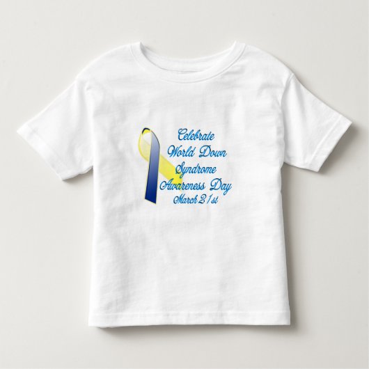 Down Syndrome Day Kinder Shirts (Voorkant)