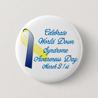 Down Syndrome Day Ronde Button 5,7 Cm