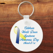 Down Syndrome Day Sleutelhanger (Voorkant)