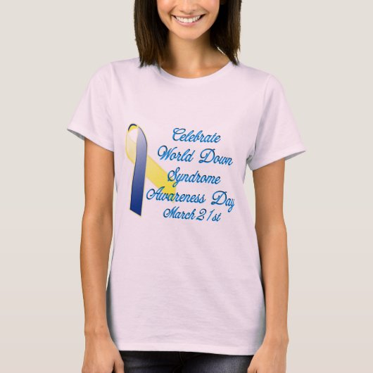Down Syndrome Day T-shirt (Voorkant)