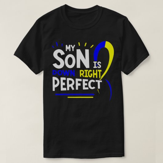 Down Syndrome DNS Down's Awareness Trisonomy 21 Mo T-shirt (Design voorkant)
