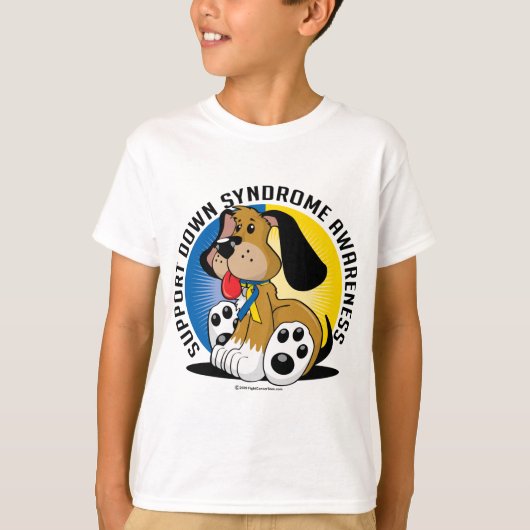 Down Syndrome Dog T-shirt (Voorkant)