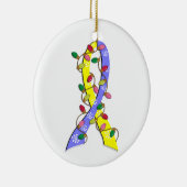 Down Syndrome kerstlampje Keramisch Ornament (Rechts)