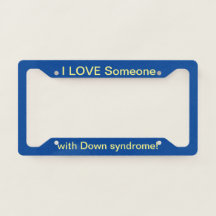 Down Syndrome LOVE bord licentie 