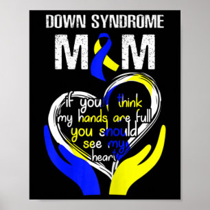 Down Syndrome Mam Costume World Down Syndrome Day Poster