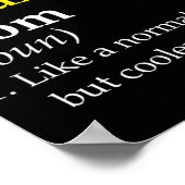 Down Syndrome Mom Fun Definition World Awareness D Poster (Hoek)